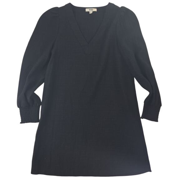 BB Dakota Steve Madden | Black, Ruston Textured Mini Dress | Size XS - Picture 3 of 7